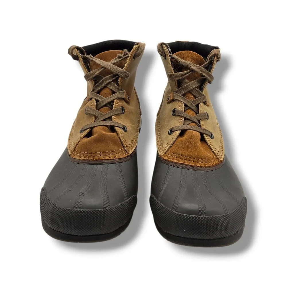 Sorel Ankeny Waterproof Snow Duck Boots Mens‎ 11 Brown Leather